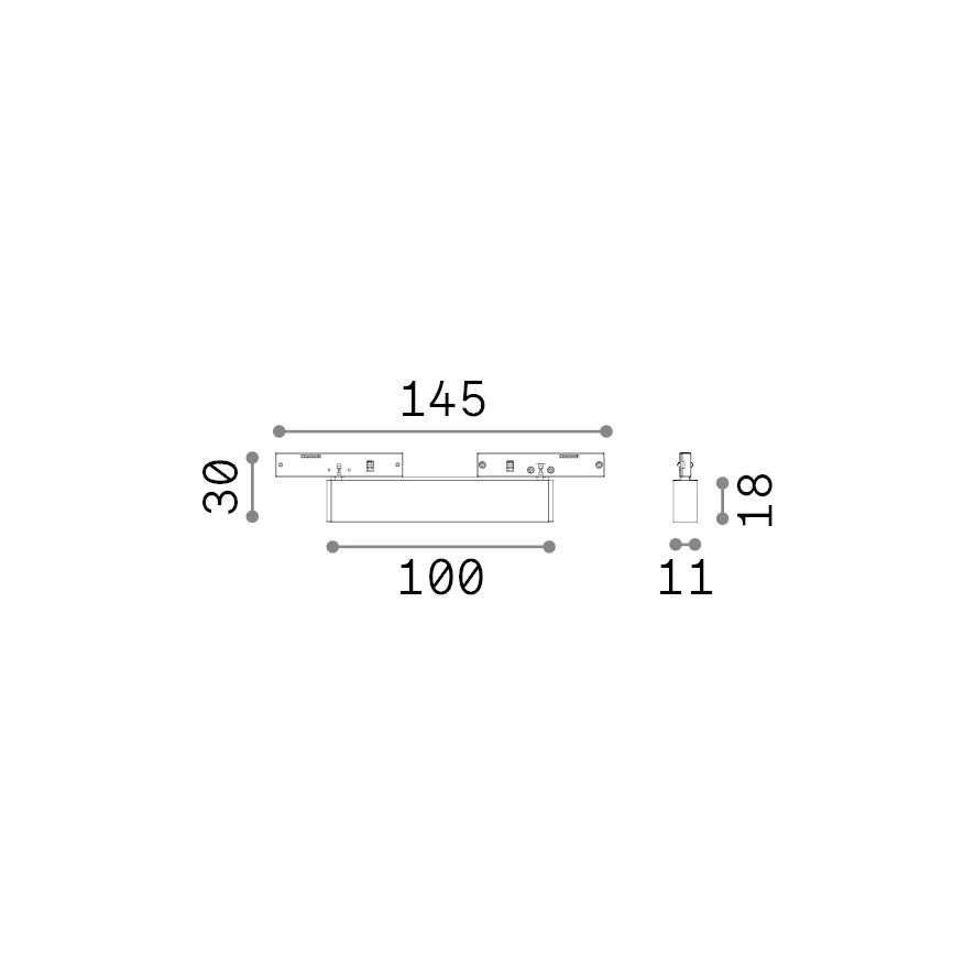 Faretto Da Incasso Deva Accent 1 Luce Led 5W Nero 3000K Ip20
