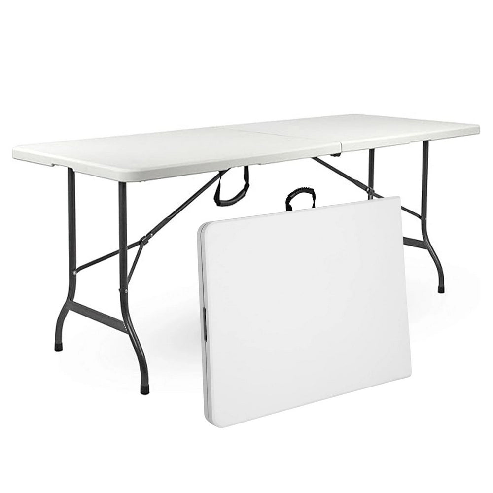 TAVOLO PIEGHEVOLE 180X70X74 BIANCO