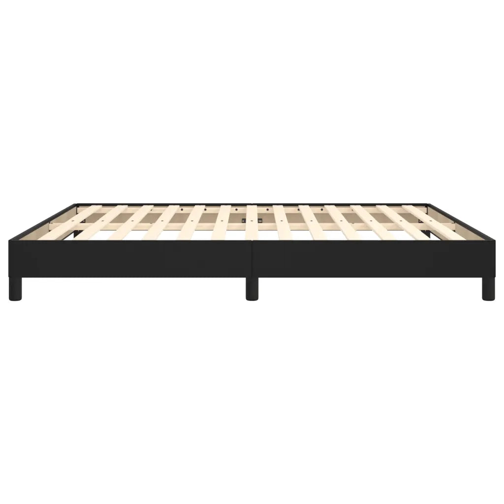 Giroletto-Struttura Letto Nero 160x200 cm in Similpelle 362310
