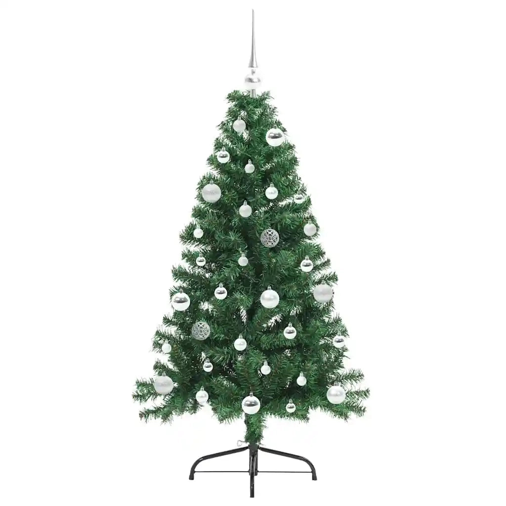 Albero di Natale | Decorazioni natalizie artificiale con luci integrate Verde 150 cm