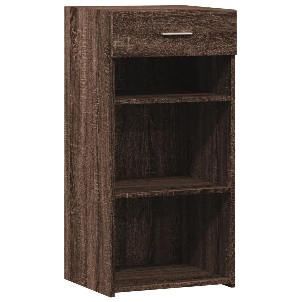 Credenza-Buffet-Armadio da cucina Rovere Marrone 45x42,5x93 cm in Legno Multistrato