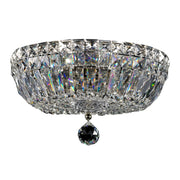 Maytoni Plafoniera contemporanea Basfor 3 luci E14 nichel metallo diffusore cotone