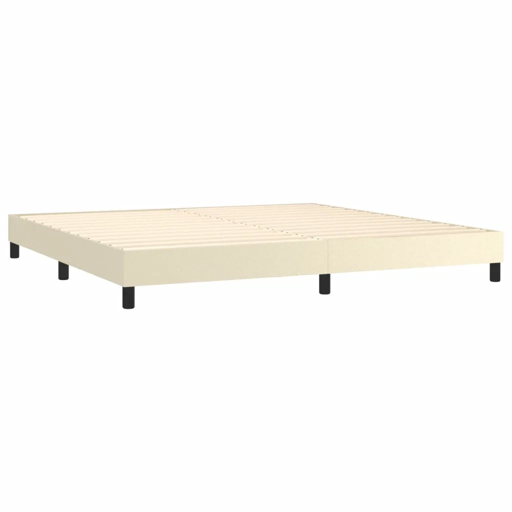 Giroletto a Molle con Materasso Crema 200x200 cm in Similpelle 3127213