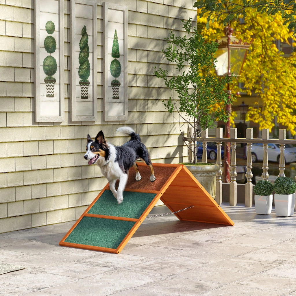 Rampa per Cani Folding ¨C zephmum ¨C Legno Naturale 173x59x66 cm