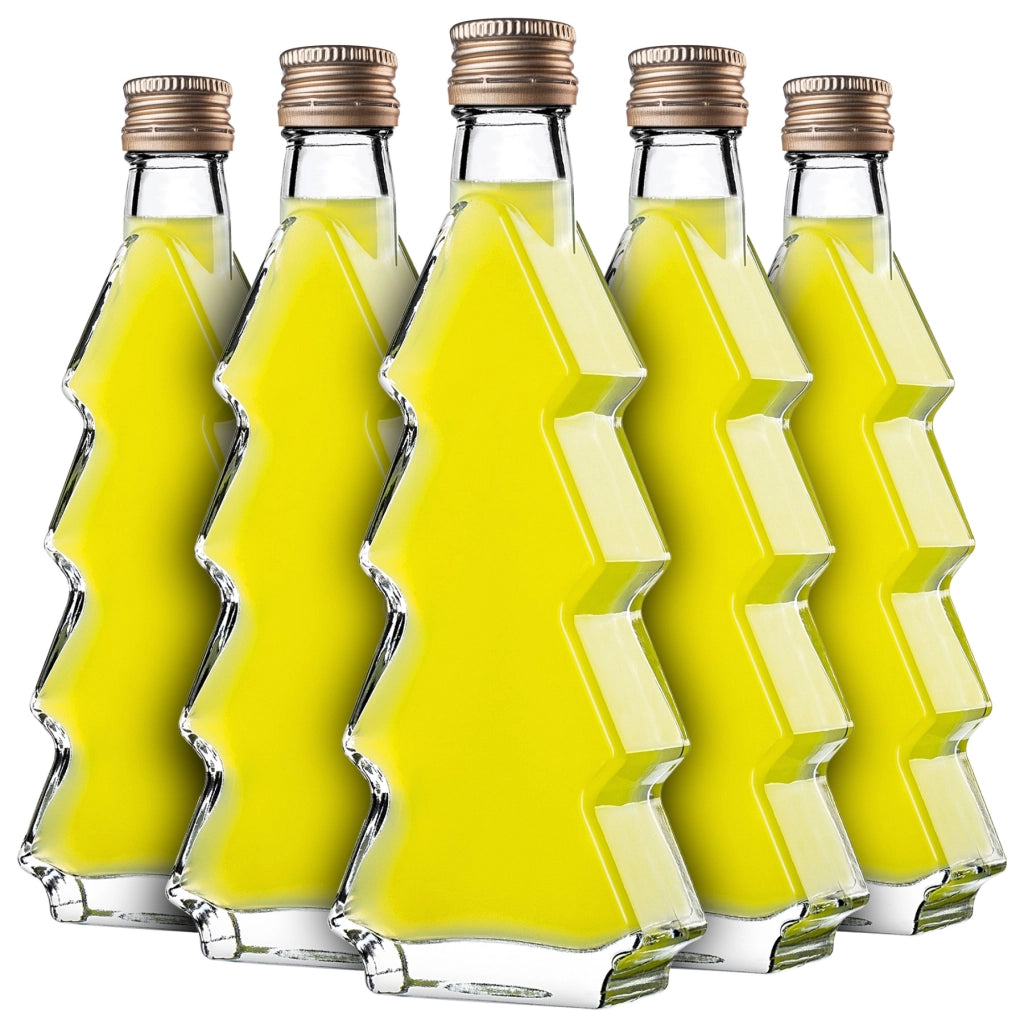 KADAX Butelka choinka 200ml pakiet 10szt z zakętką