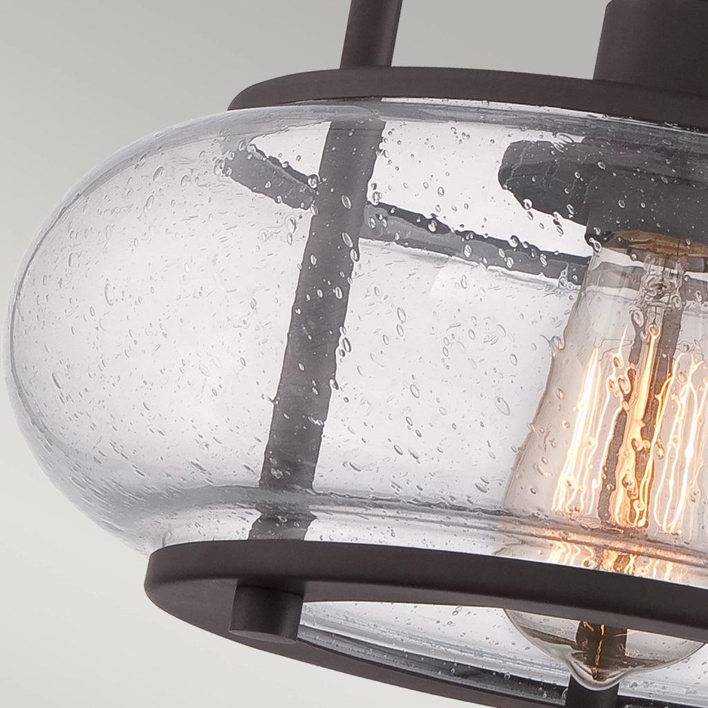 Lampada a Soffitto Industrial Nordica Trilogy Metallo Bronzo Antico 1 Luce E27