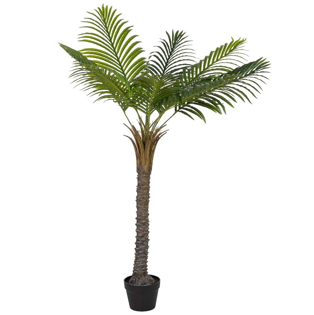 Albero artificiale decorativo verde kwai con 9 foglie verde 89x89x150