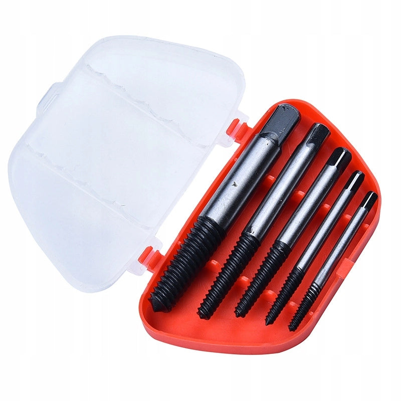 Set di Estrattori per Viti Rotte 3-18mm Rosfix – Acciaio Inossidabile, 5 Pezzi | Compatibile con Trapani Avvitatori