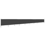 Paravento a 9 Pannelli in Tessuto 1200x160 cm Antracite CFW3278899