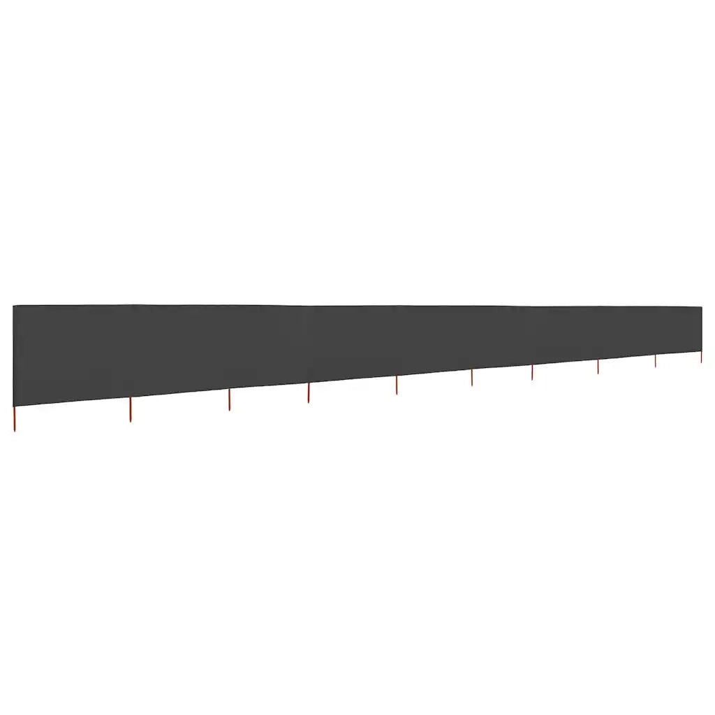 Paravento a 9 Pannelli in Tessuto 1200x160 cm Antracite CFW3278899