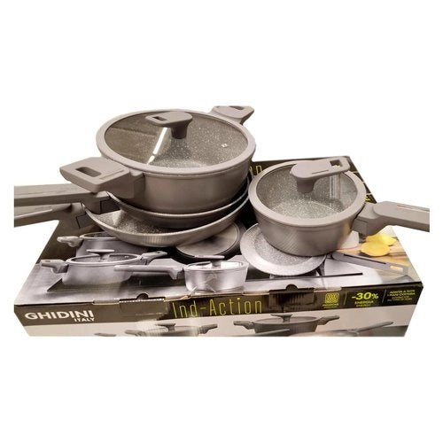 Batteria pentole ghidini cipriano 321712010x action full induction