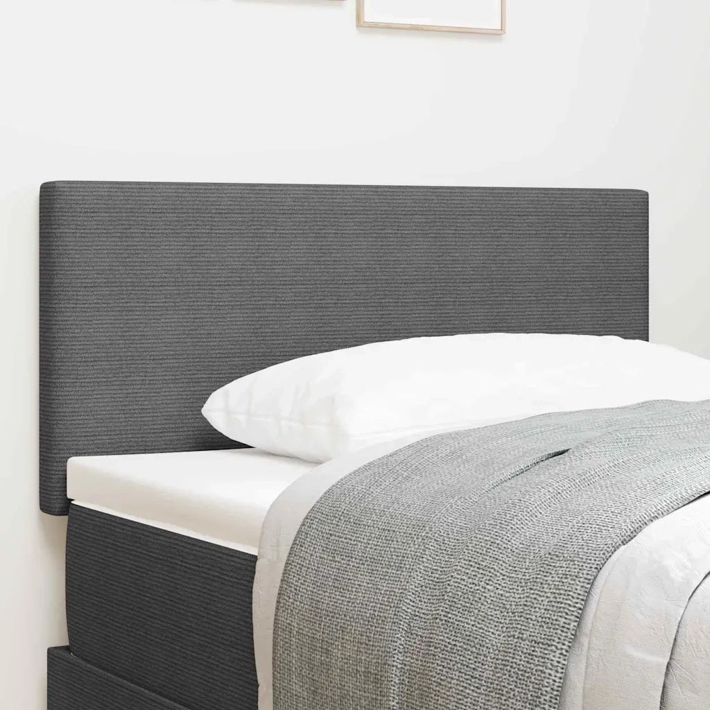 Testiera LED con testiera Grigio chiaro 100 cm Tessuto in Cords 3338021