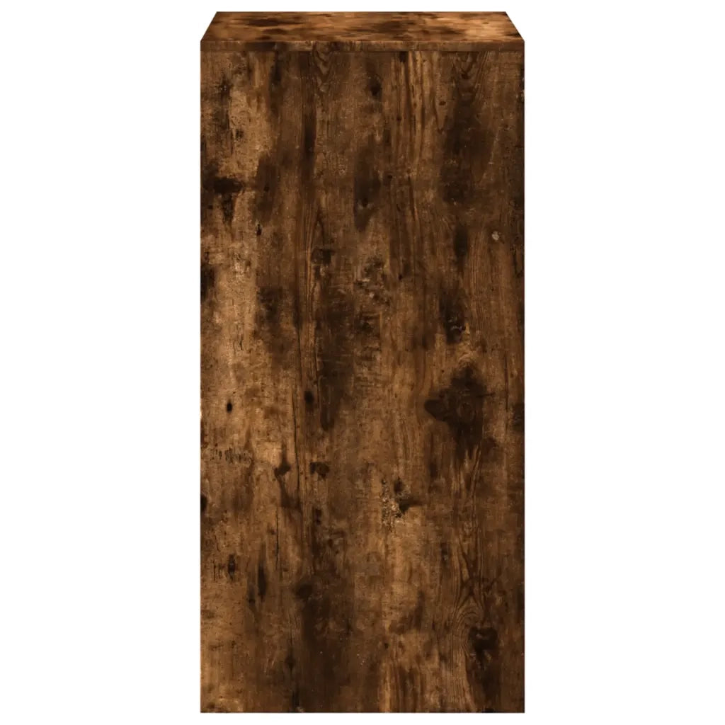 Tavolo da Bar Rovere Fumo 51x50x103,5 cm in Legno Multistrato
