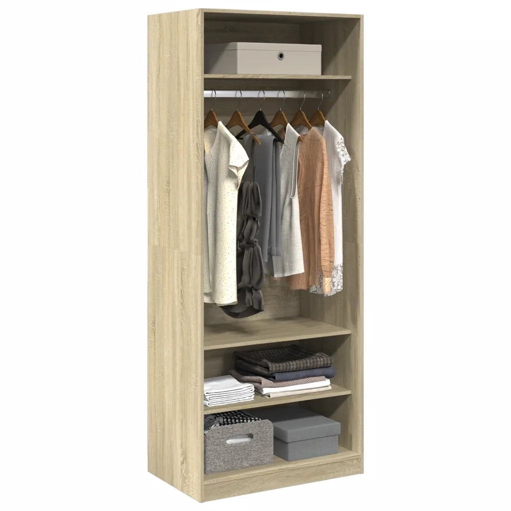 Armadio Rovere Sonoma 80x50x200 cm in Legno Multistrato CFW5886622