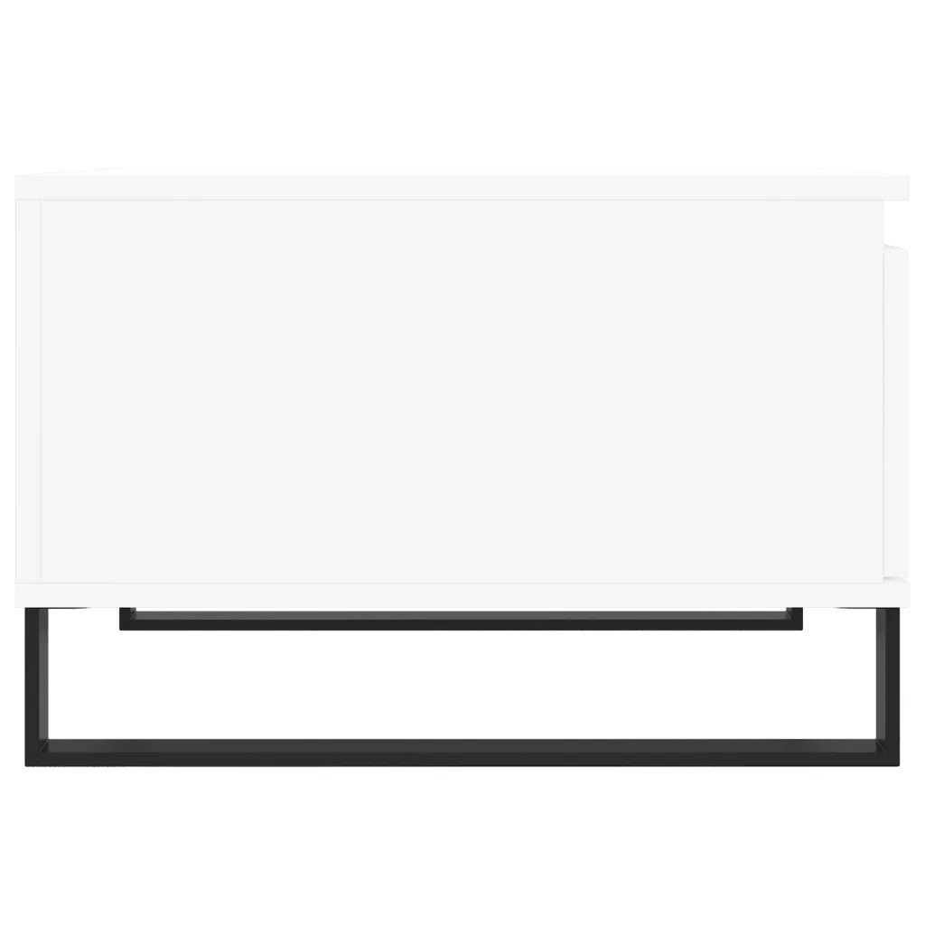 vidaXL Tavolino da Salotto Bianco 55x55x36,5 cm in Legno Multistrato