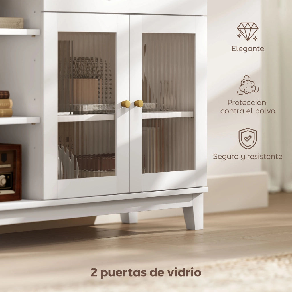 Armadio con ante e cassetti ¨C Minimal ¨C Bianco 100x35x80,3 cm