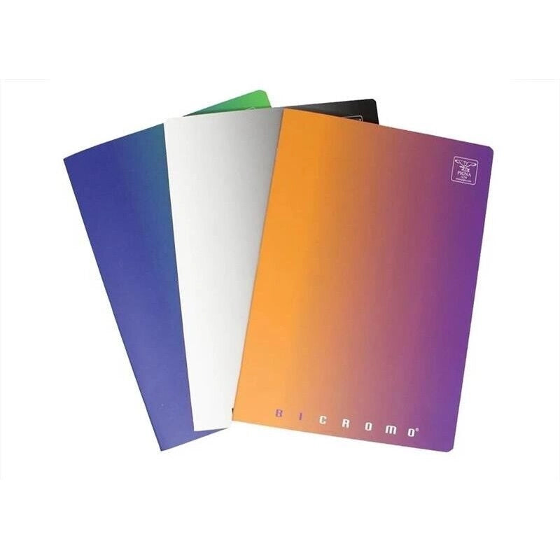 PIGNA BICROMO QUADERNO A QUADRETTI 4 MM A4  COLORI ASSORTITI