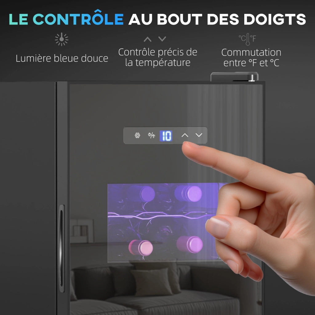 Cantinetta per Vini 15 Bottiglie ¨C Zephmum ¨C 39L Temperatura Regolabile LED