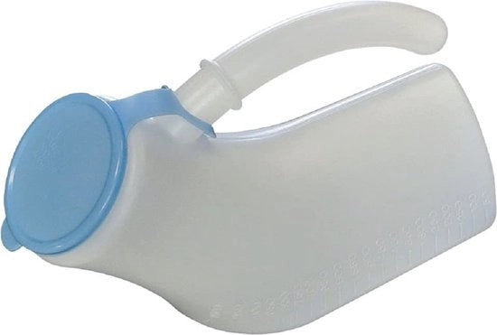 Urinal ergonomico per uomini con coperchio a tenuta d'aria - 1000 ml, ideale per viaggi e festival