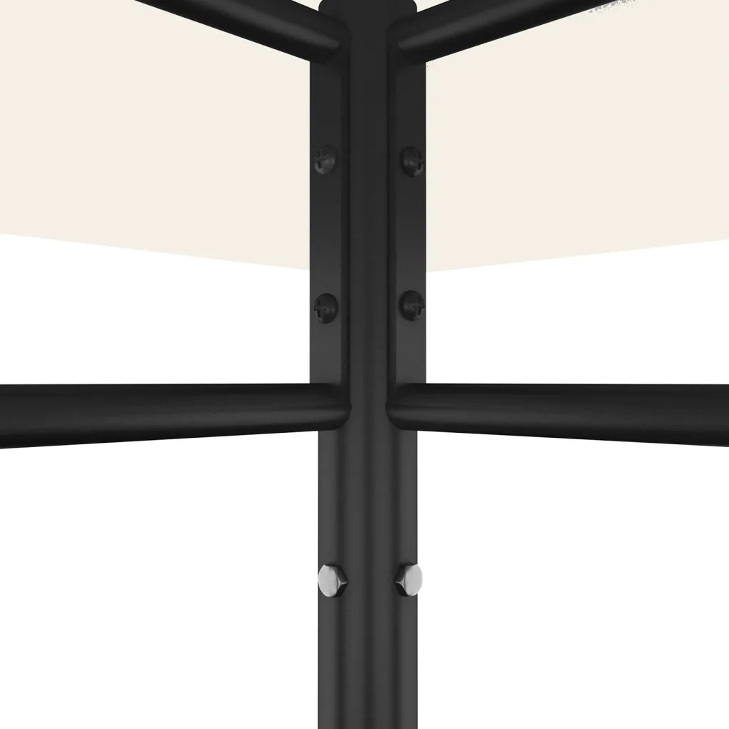 Gazebo 4x3x2,7 m Crema 180 g/mÂ² cod mxl 66025