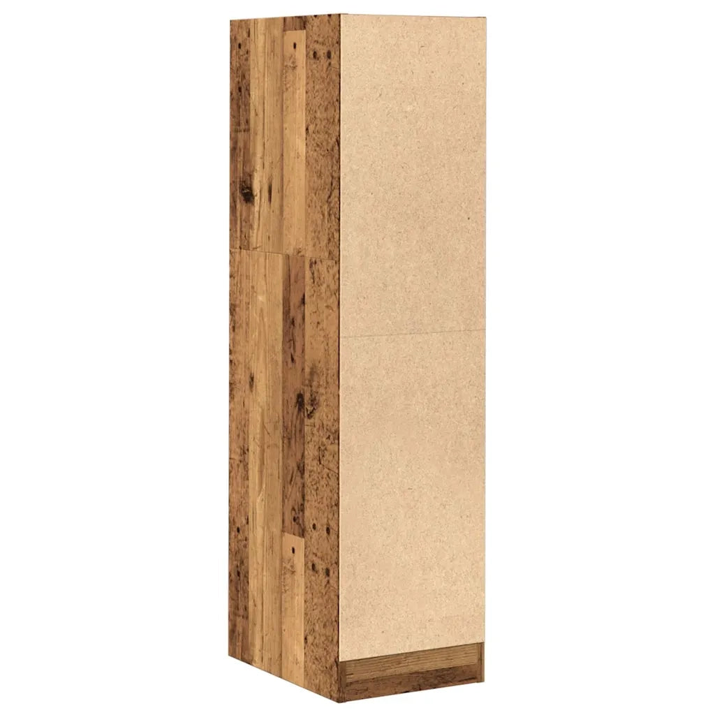vidaXL Armadietto da Farmacia Legno Vecchio 30x41x118 cm in Truciolato