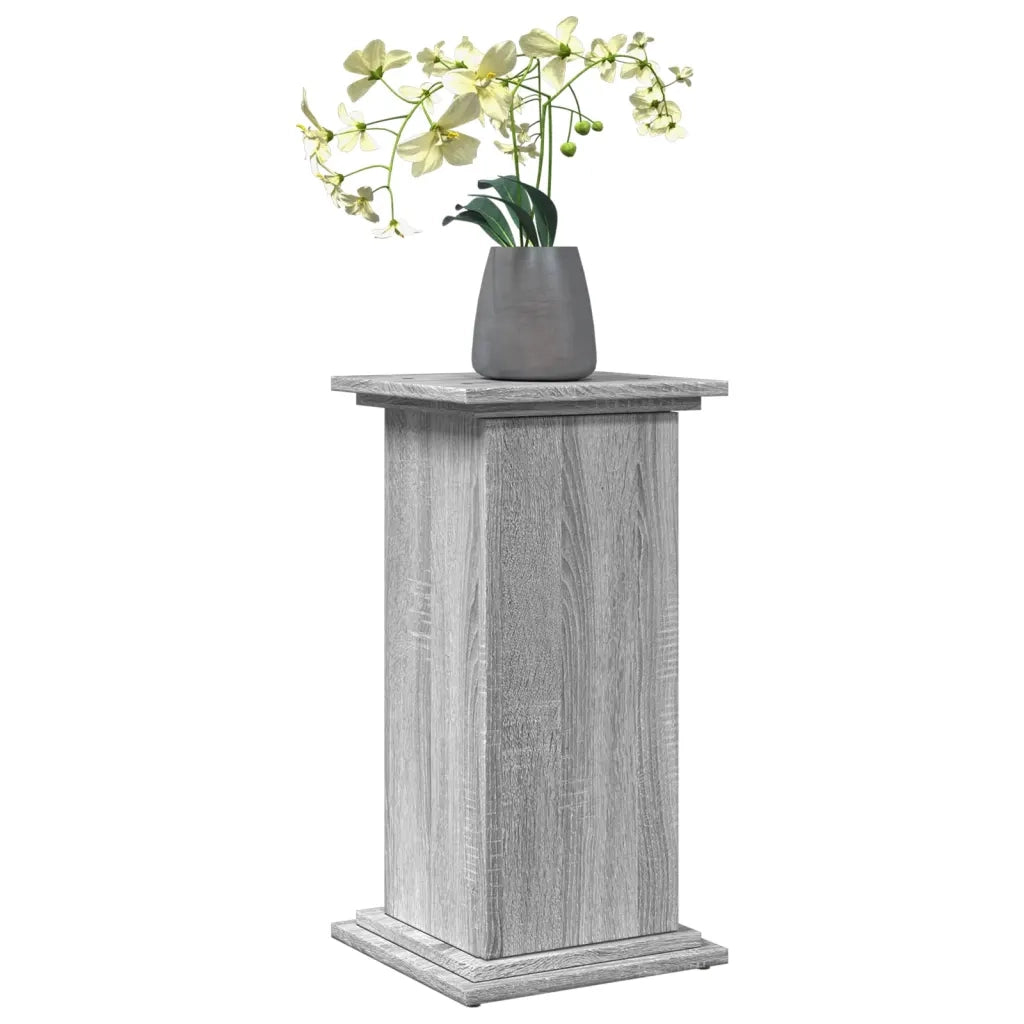 Espositore con Portaoggetti Grigio Sonoma 31x30x60cm Truciolato CFW1593953