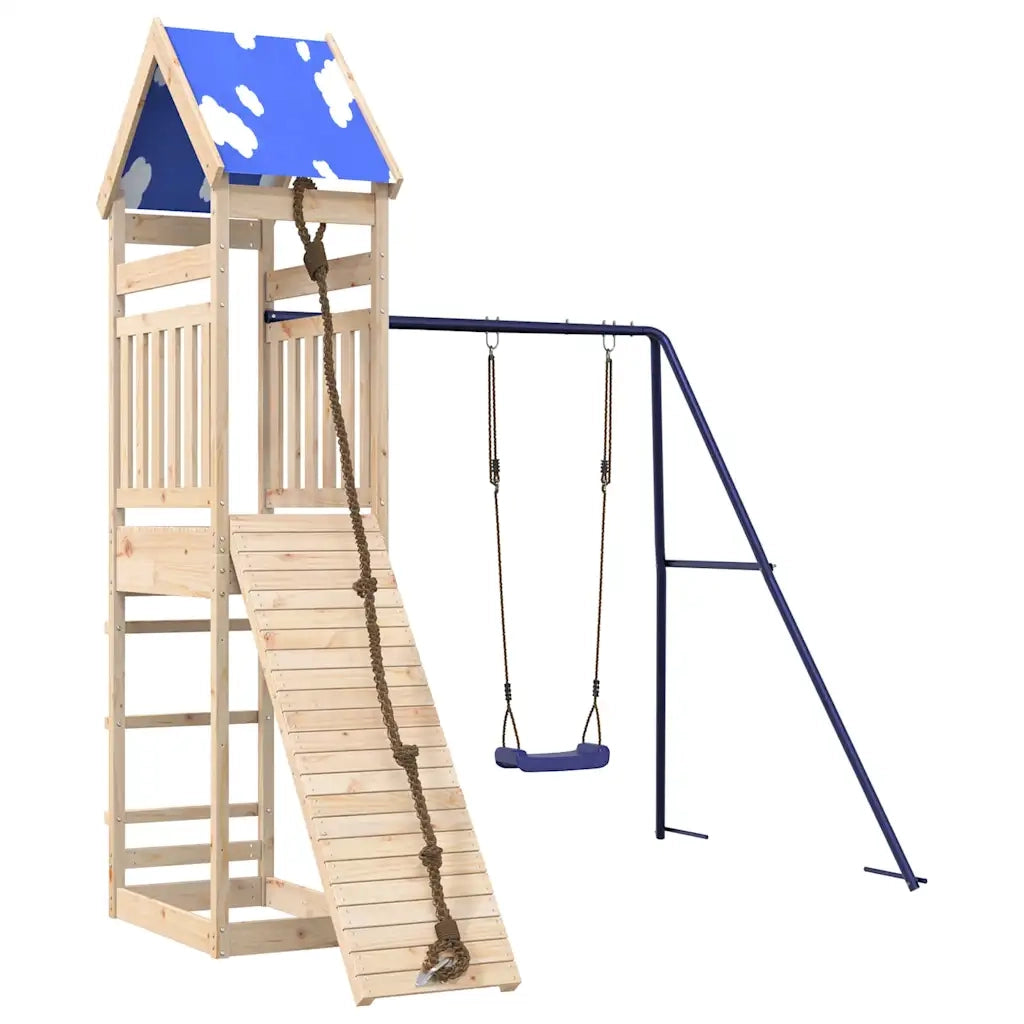 Set da Gioco da Esterno in Legno Massello di Pino 3279028