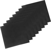 Set di 8 pezzi di rivestimento autoadesivo in schiuma EVA, antiscivolo, per auto e mobili - schiuma EVA, nero, 1/8 x 4 pollici