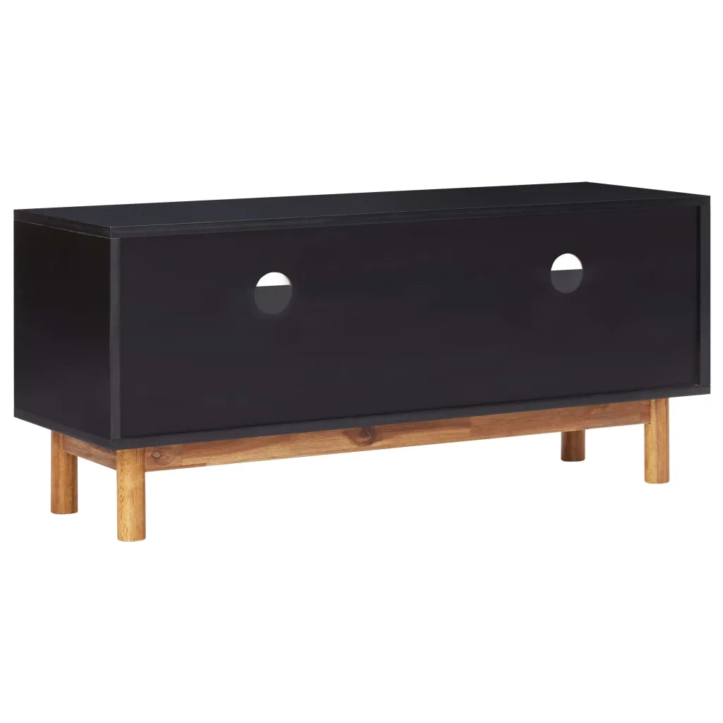 Mobile Porta TV 100x35x45 cm in Legno Massello di Acacia e MDF 289903
