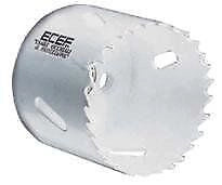 ECEF 57140 Sega a Tazza Bimetallica HSS 140 mm Altezza Utile 30 mm Spessore Forabile 3 mm Lamierino 30 mm Plastica e Truciolato colore Nero