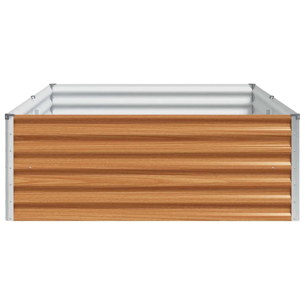 Letto rialzato da giardino 195 x 100 x 36 cm Acciaio zincato 42017359