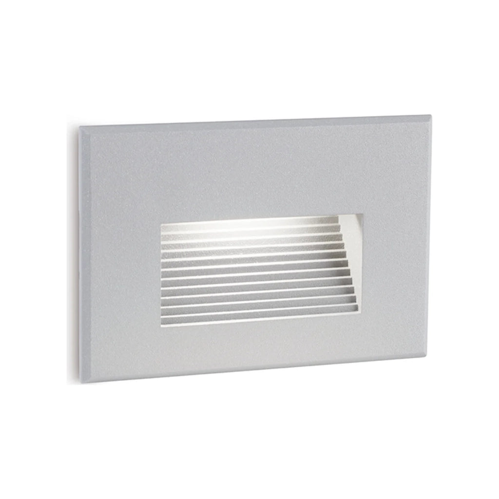 Segnapasso In Alluminio Svasato Scalinata Marrone Led 3 W 300 Lm 3000K Spina