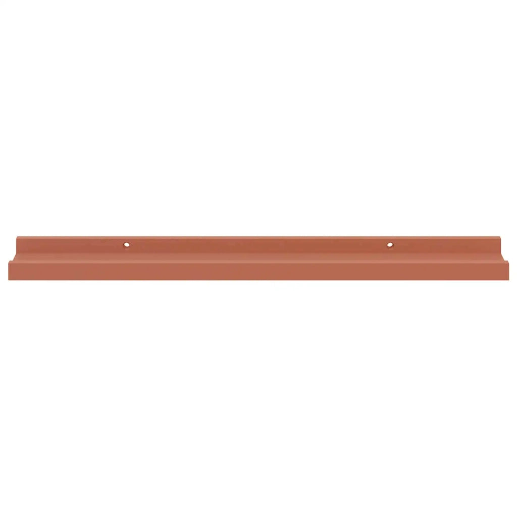 Scaffale da parete 2 pcs Rosso 60 x 9 x 3 cm Legno multistrato