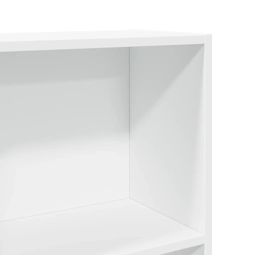 Libreria Bianca 40x24x176 cm in Legno Multistrato