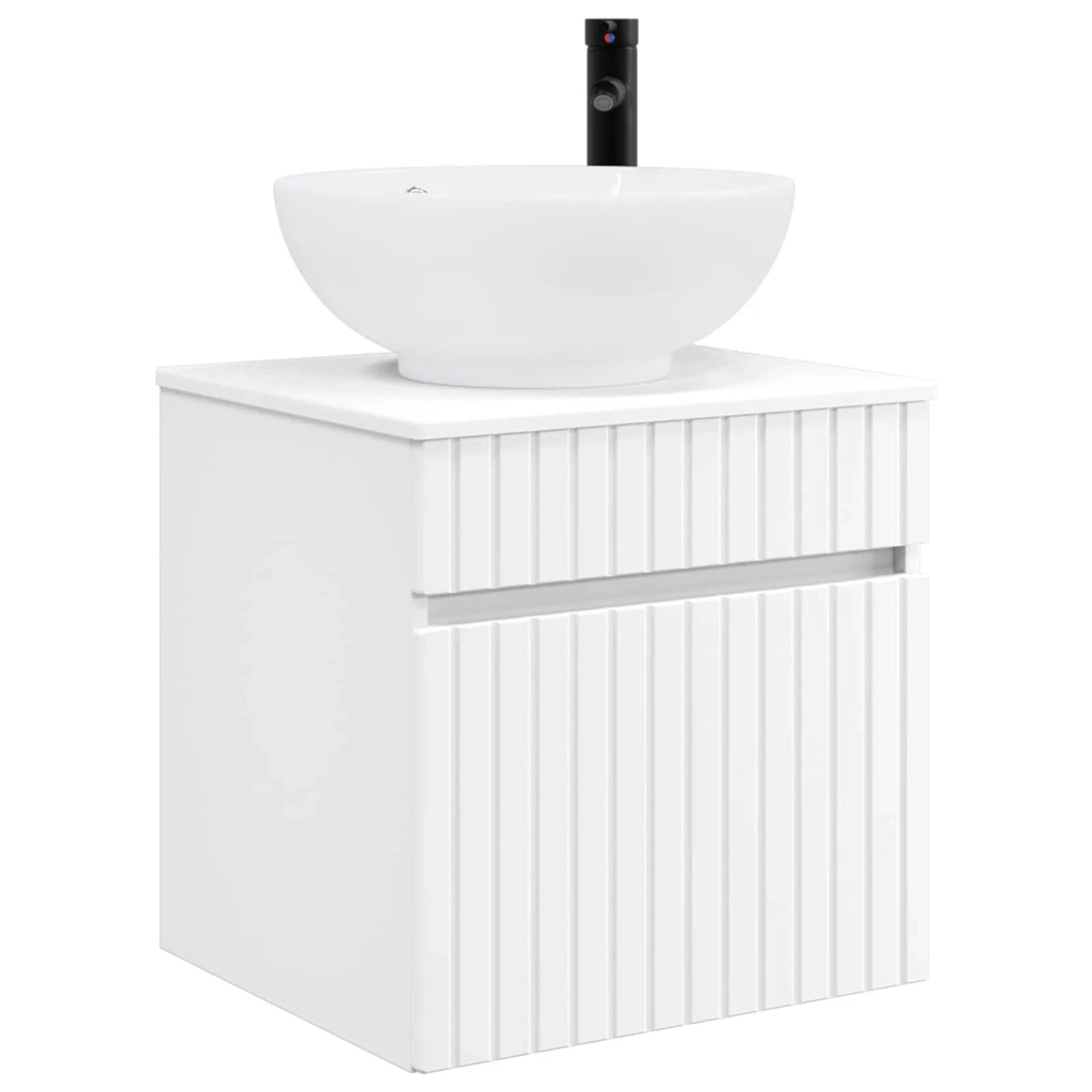 Set di Armadi da Bagno 4 pcs Bianco 103,5 x 15,5 x 70 cm 3406623