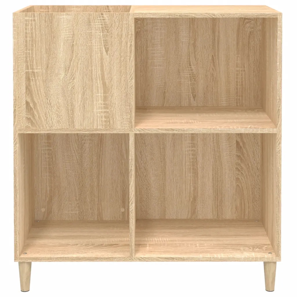 Mobile Porta Dischi Rovere Sonoma 84,5x38x89 Legno Multistrato CFW2303229