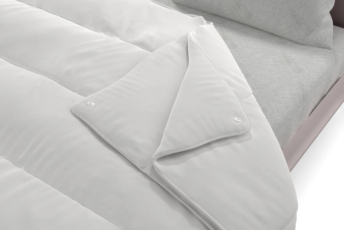 Piumino Interno 1 Piazza e Mezzo Quattro Stagioni Trapuntato Bianco