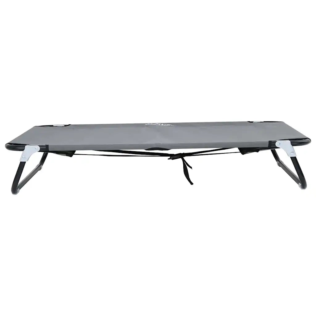 Letto per Cani Grigio chiaro 105 x 65 x 18 cm Acciaio CFW1934288