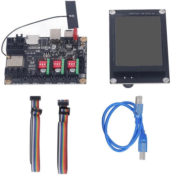 Kit di Macchina per Graveare - Touchscreen da 3,5 Pollici - Macchina per Graveare Universale - Processore Cortex-M4 - Supporto Gcode - Supporto Carta di Memoria - Set di Graveatura