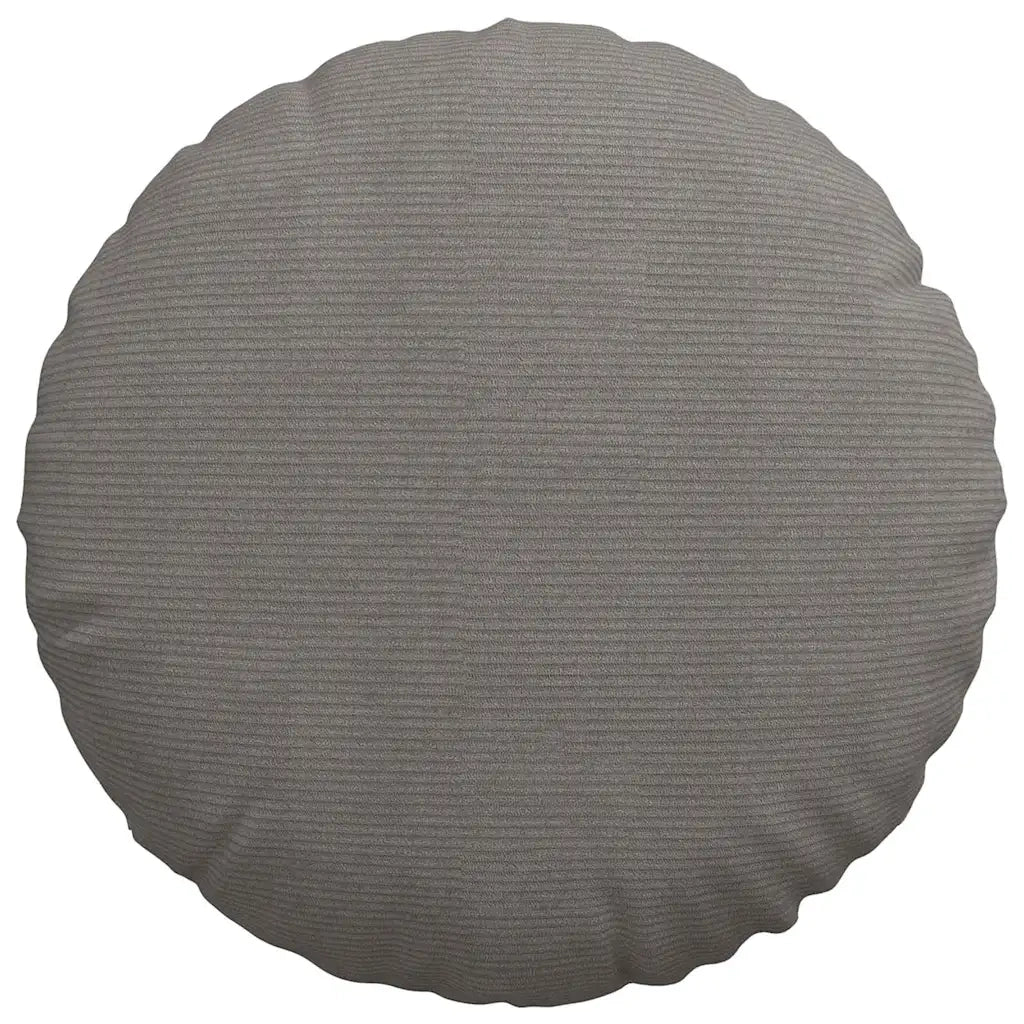 Cuscini per Seduta 2 pcs Grigio chiaro Ø50 x 19 cm