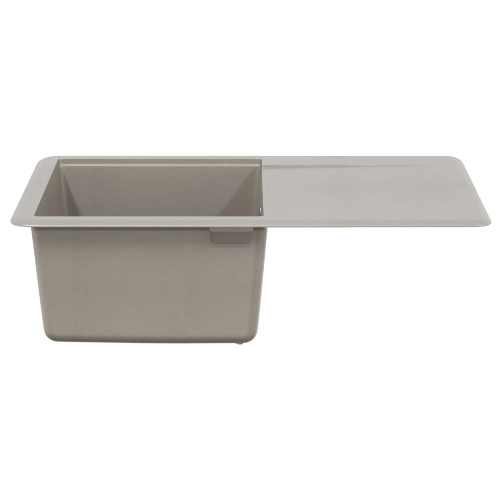 Lavello Grigio 670 x 460 mm 80% Quarzo e 20% Resina