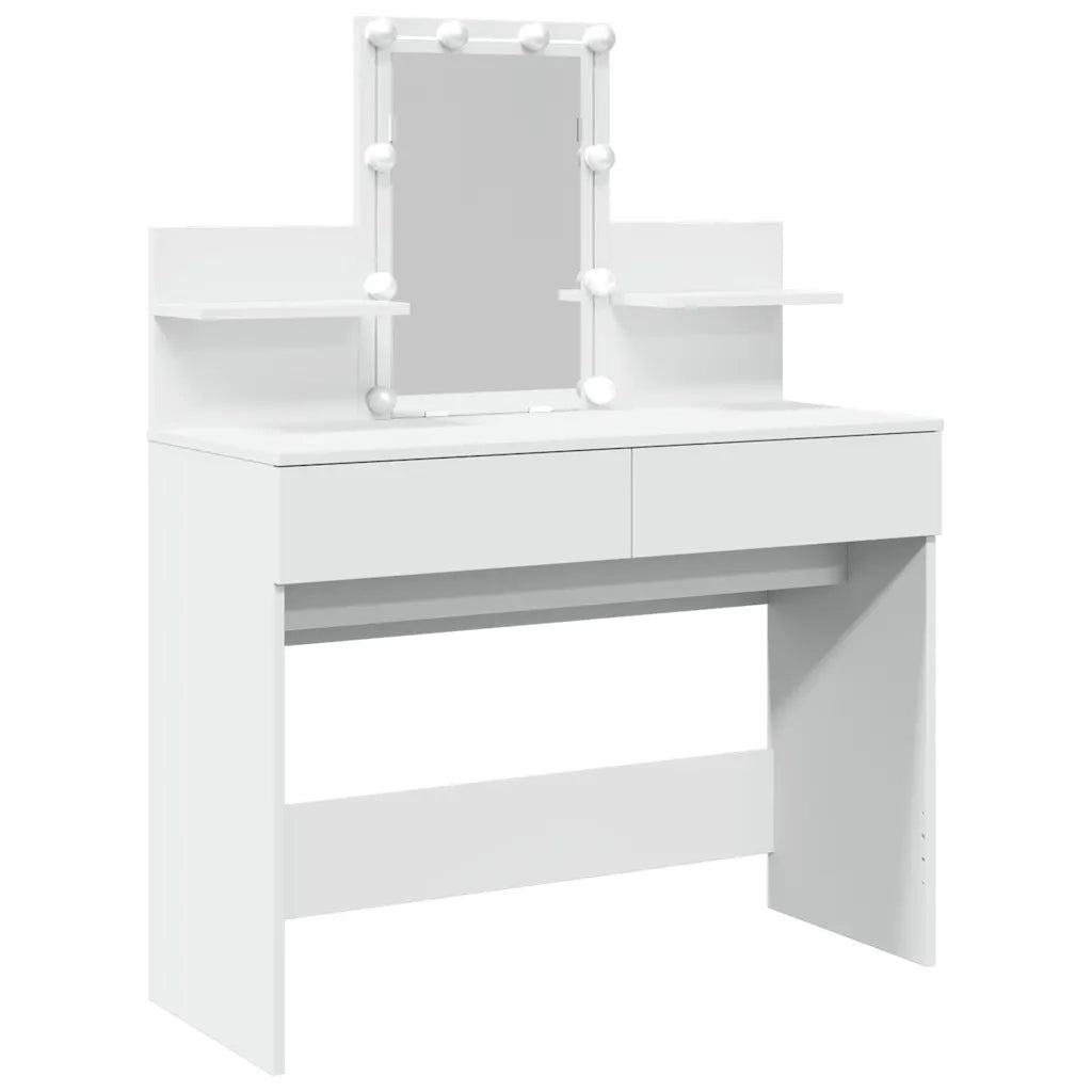 Toeletta con LED Bianco 100x40x130 cm