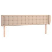 Testiera | Testata ad Orecchio Cappuccino 183x23x78/88 cm in Similpelle
