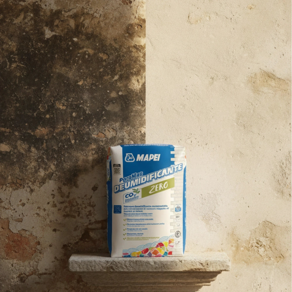 Poromap intonaco deumidificante 20 kg per risanamento murature 10 sacchi