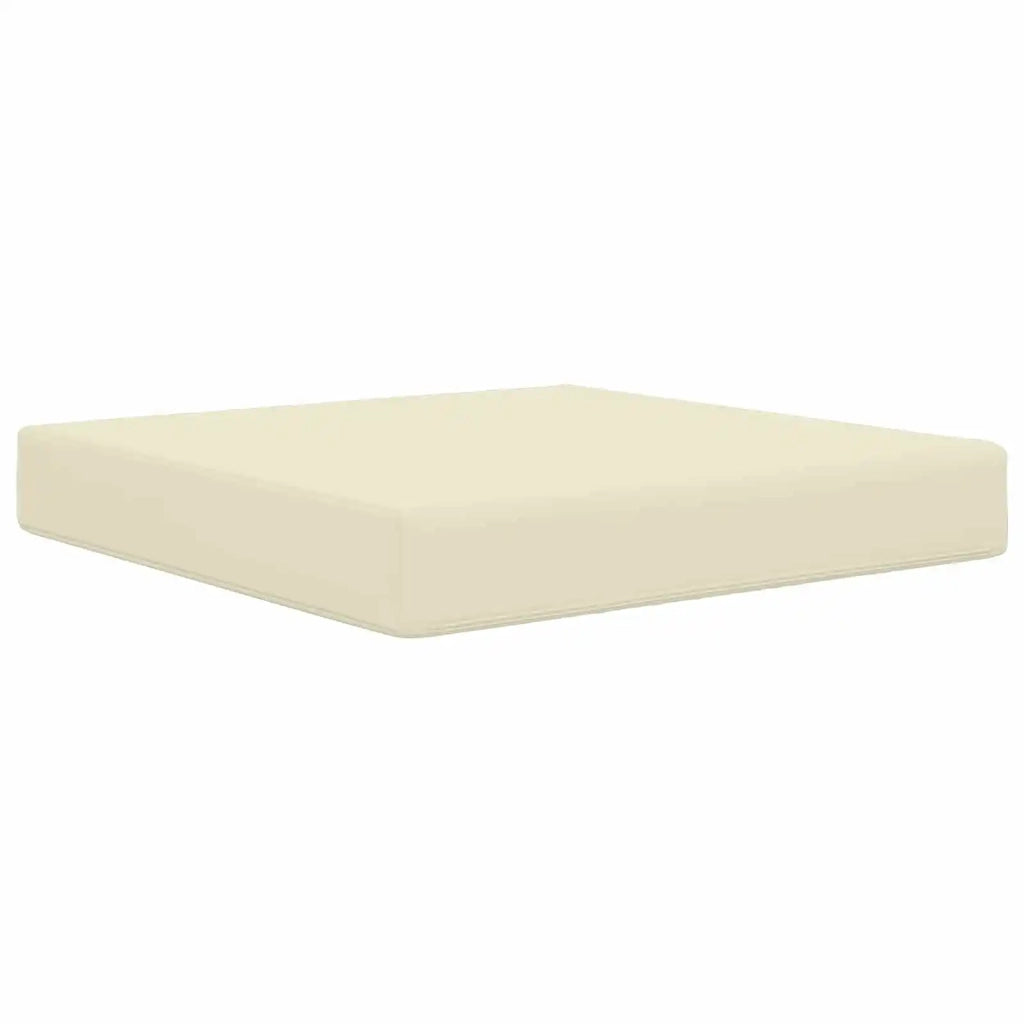 Cuscino per divano da esterno Crema 60 x 60 x 8 cm Poliestere