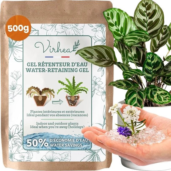 Reservorio automatico per piante - Gel granulato per irrigazione - 500g