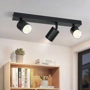 ZMH Faretto da soffitto a 3 luci Moderna plafoniera 42CM GU10 per camera da letto Whonzimmer