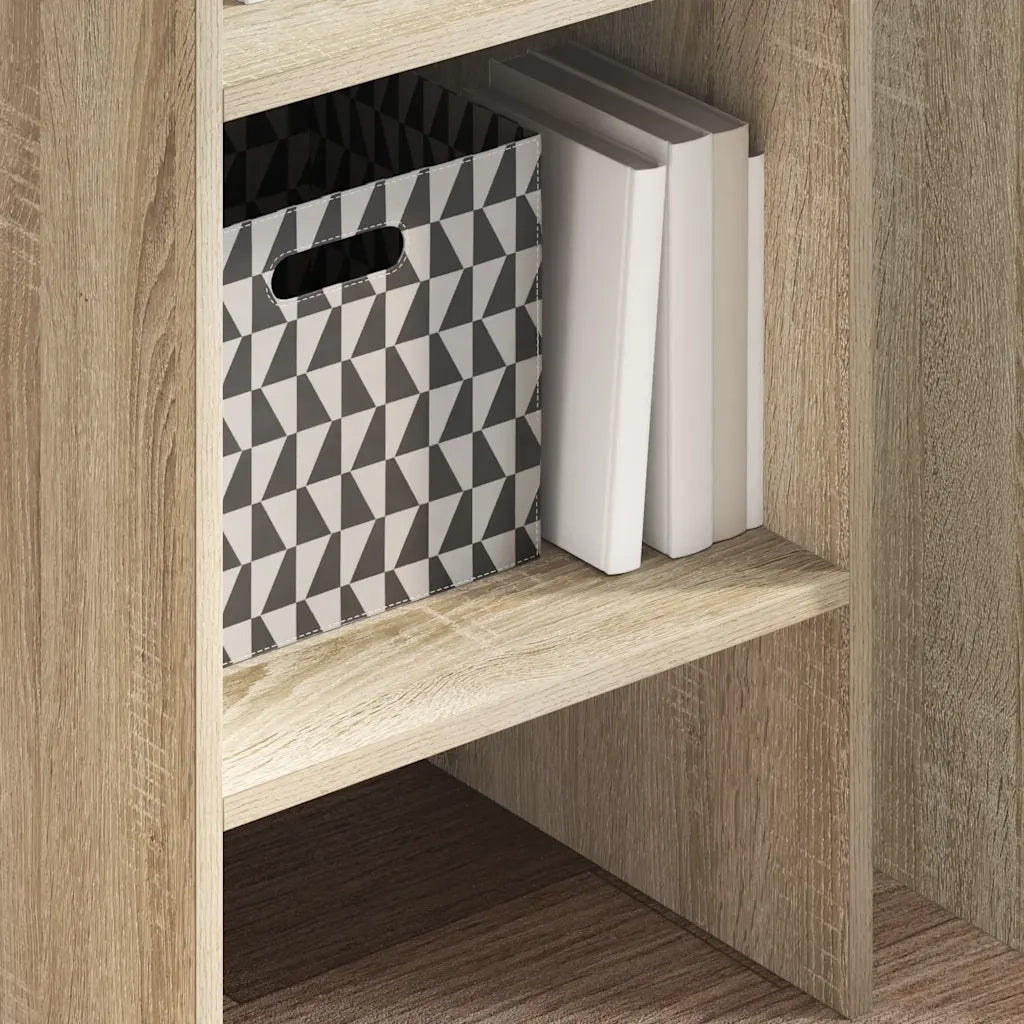 Libreria Rovere Sonoma 40x35x180 cm in Legno Multistrato 803401