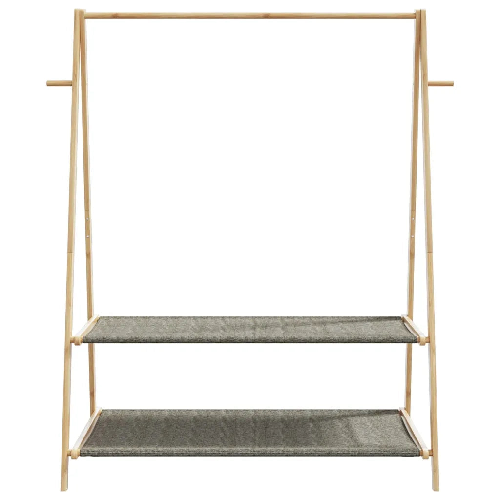 Appendiabiti con Ripiani 132x45,5x150,5 cm in Bambù 4008914