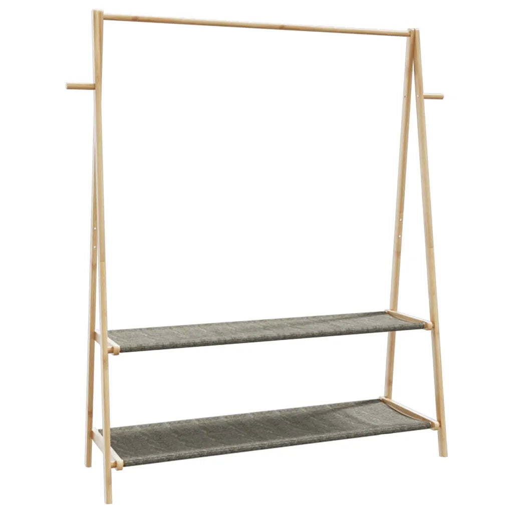 Appendiabiti con Ripiani 132x45,5x150,5 cm in BambÃ¹